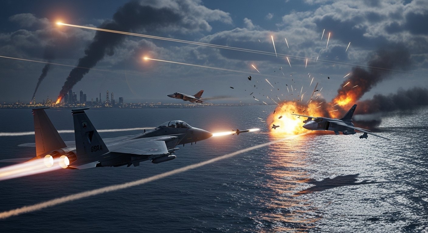 Qatar shoots down two Iranian Su-24 fighter jets over airspace as Gulf states suffer Iran strikes