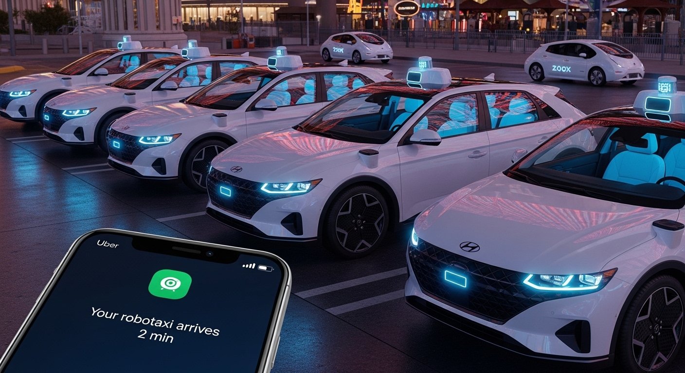 Uber Robotaxi Rollout Accelerates: Vegas Live, Zoox Summer, Tokyo Nissan