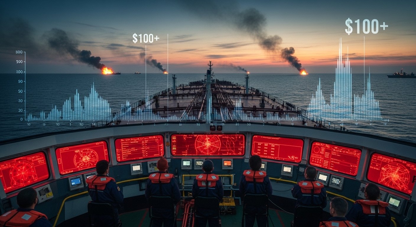 Oil Breaks $100: How the Iran-US War Has Turned the World’s Most Critical Shipping Lane Into a Ghost Town