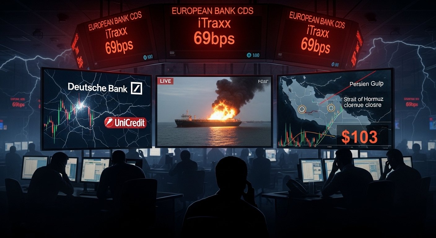 European Bank CDS Spike: Gulf War Crushes Financial Markets